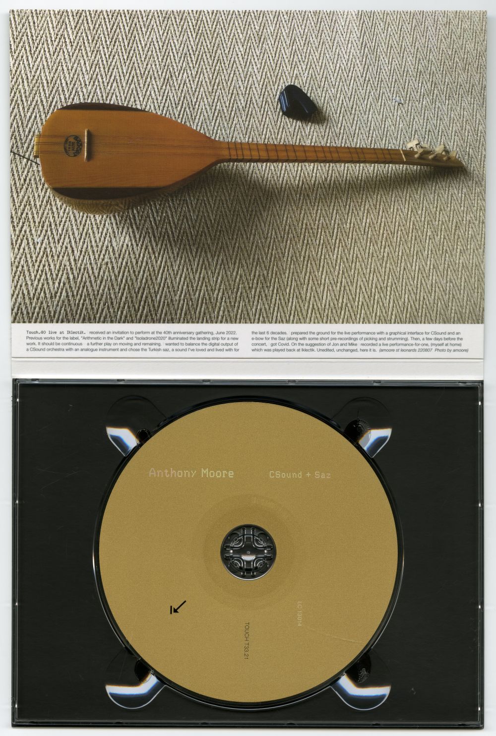 Anthony Moor『CSound + Saz』（2022年、Touch）02
